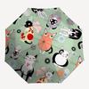 1pc Cat Pattern Open/Close Folding Umbrella, All- Portable Umbrella for & Men, Stylish Accessory (Holiday Gift) 8-Rib Yy251213110