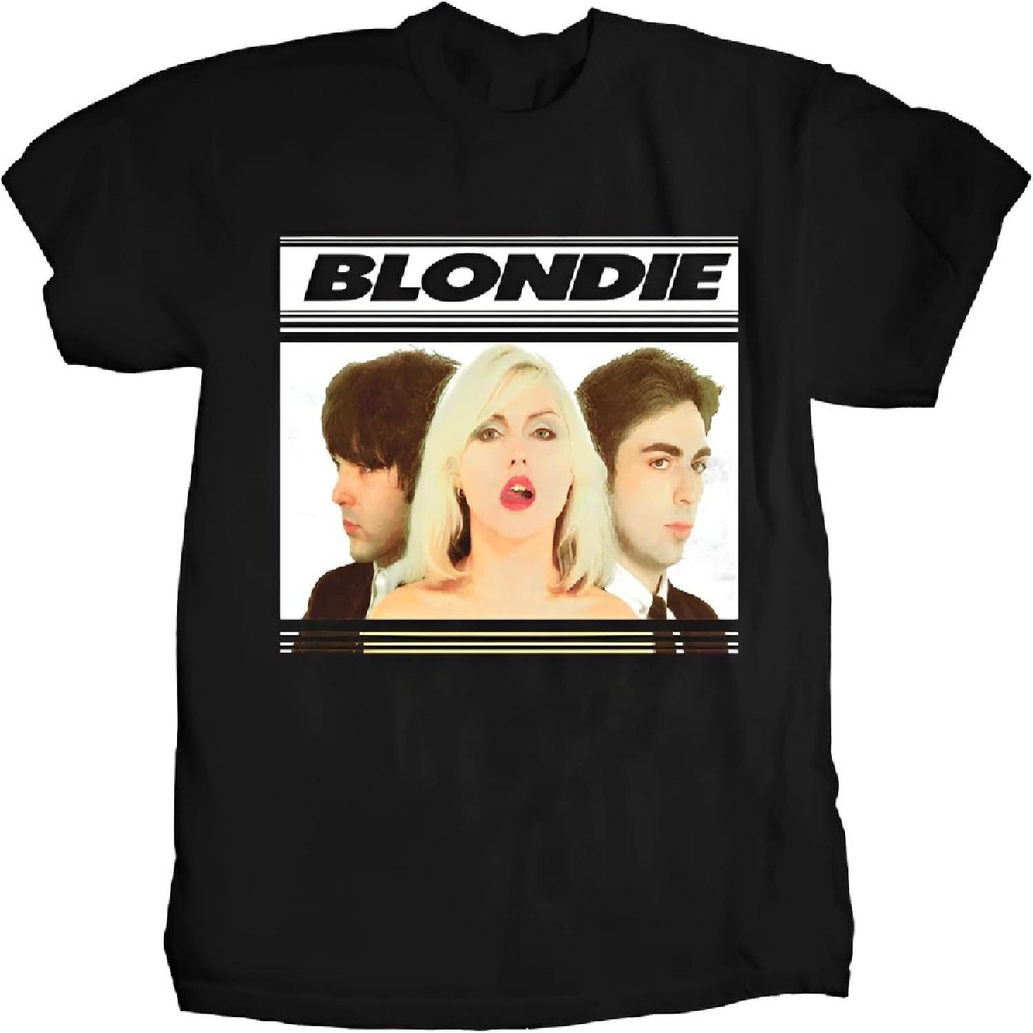 

Мужская футболка Blondie Hot Lips Черная Официально лицензированный товар XXXXXL чёрный