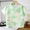 New Summer T-shirt for Girls Summer Clothes for Babies and Children Half Sleeved Cotton Thin Short Sleeved Shirt for Boys and Babies