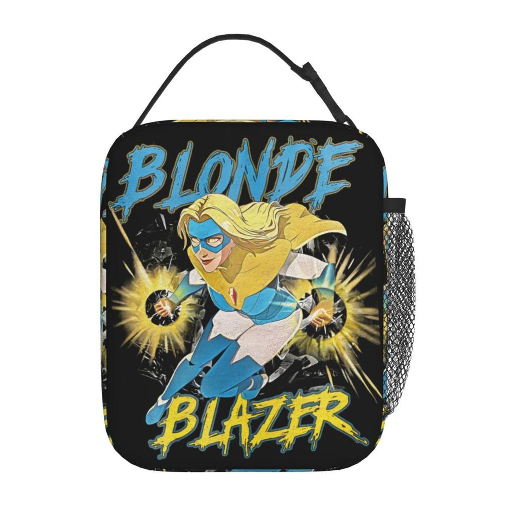 Blonde Blazer Dispatch Game Insulated Lunch Bags Food Container Portable Thermal Cooler Lunch Box For Travel
