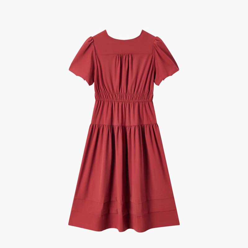 EICHITOO Women's Summer Red Short Sleeve Dress