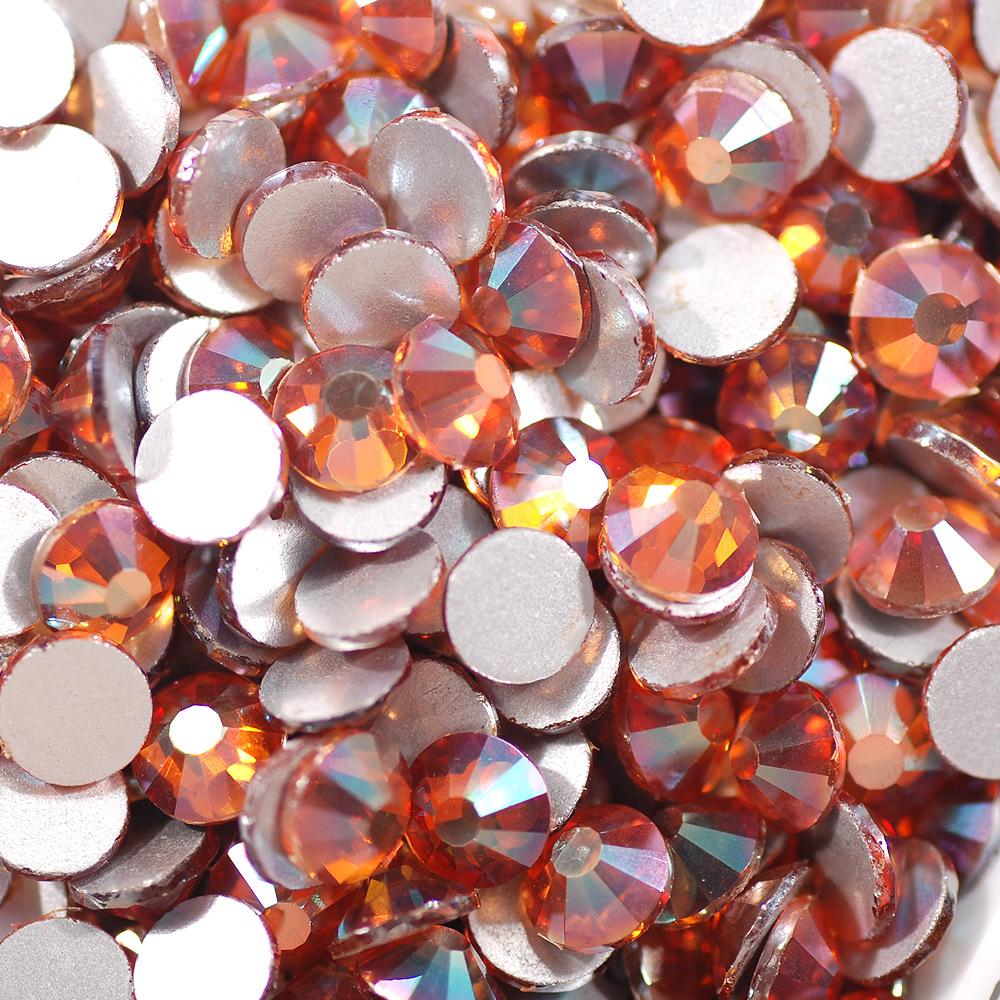 Super Flash Crystal Colored Diamond Nail Glass Diamond, Guomao Flat Bottom A Diamond, Mobile Phone Case Diy Filling Accessories.