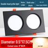 Ultra-Thin Dual/Single Head Recessed Square LED Spotlight for Commercial & Household Use