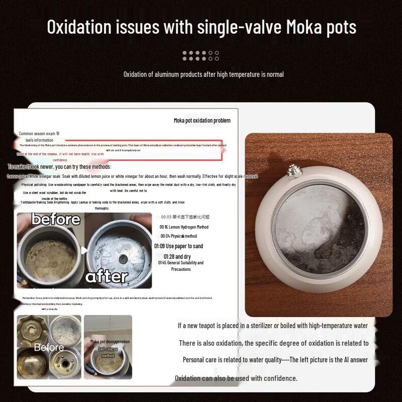 STAR-START Single Valve Moka Pot Gift Set