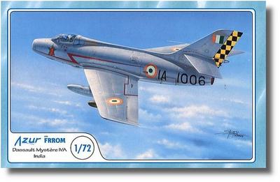 Azure From Indian Dassault Mystere 4a Plastic Model AZUFR022 1/72