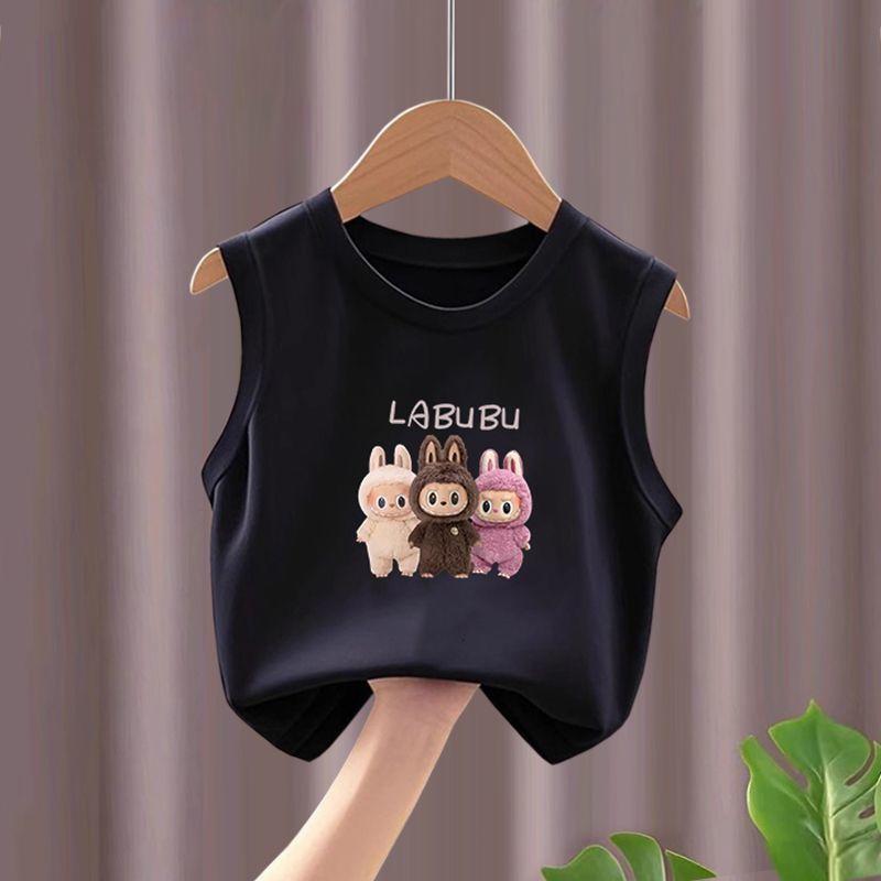 

Детский узорчатый жилет без рукавов, летний повседневный топ для мальчиков и девочек 110