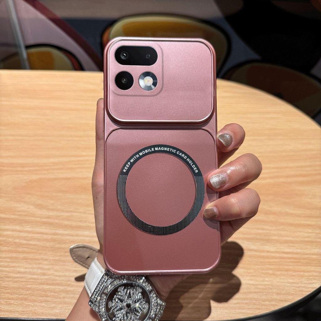 Metallic Finish Magnetic TPU Phone Case for realme 16 Pro 5G Shockproof Matte Soft Cover
