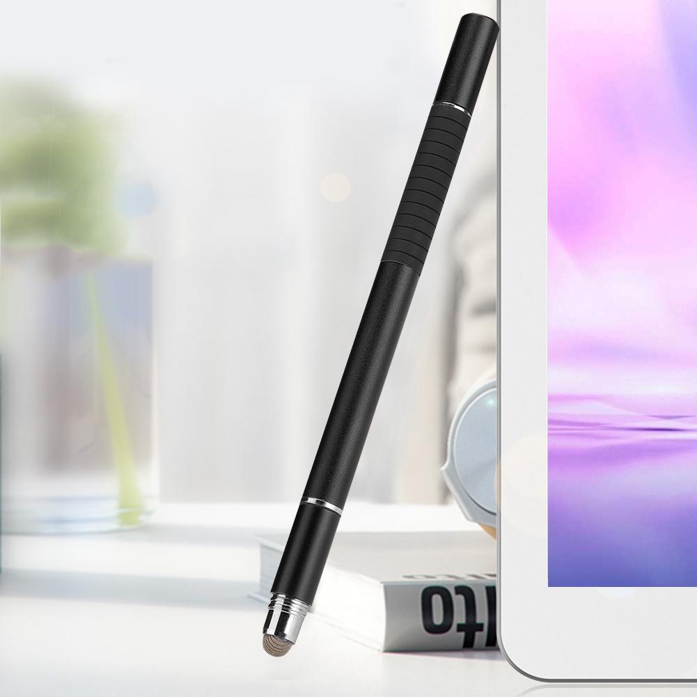 3 In 1 Cloth TipDisc Pen High Capacitive for Mobile Phone Tablet(Black )