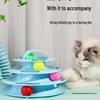 Cat Boredom Relief Kit: Interactive Wand, Teaser Wand, Turntable Toy, Self-Play Mouse Toy.
