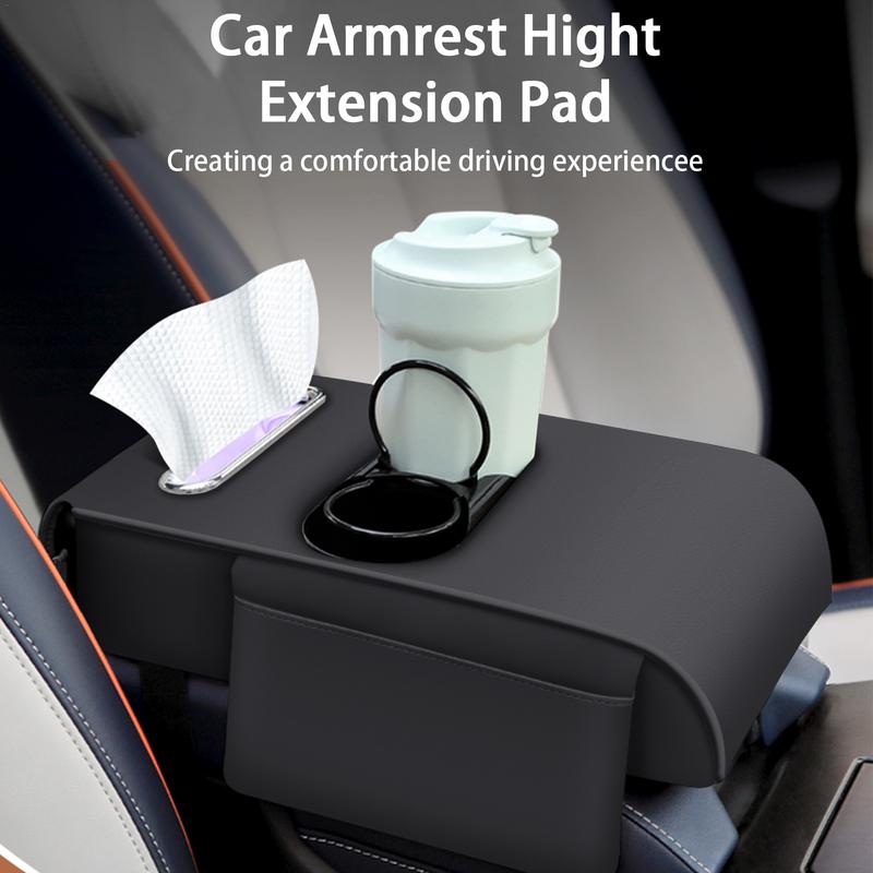 Between Seat Car Organizer Cup Holder Organizers With Tissue Storage Multifunctional Vehicle Console Seat Cell Phone Drinks