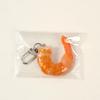 Imitation Shrimp Key Chain Creative Food Keyring Funny Scene Bag Hangings Decor