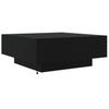 LED Coffee Table Black 80x80x31 cm
