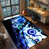 Naruto Anime Rug Carpet Large Area Rug Non Slip Washable Floor Mat Gamer Room Bedroom Home Decor