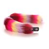 3 Pcs Multi-Size Butt Plug with Faux Fo-x Tail, Plush Ear Hair Clip and Collar for Role Play Costume Prop Drop