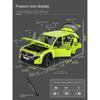 1/24 BMW XM Liga de Alumínio SUV Modelo de Carro Nova Energia Veículos Off Road Brinquedos Crianças Meninos Presente Som e Luz Coletivo Voiture Miniature