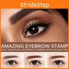 Eelhoe Eyebrow Stamping Kit Waterproof Fill-in Brow Shadow For Perfect Facial Contour