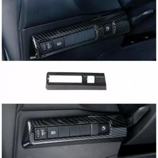 For Toyota Corolla Trim - Headlight Switch Control Frame Carbon Fiber