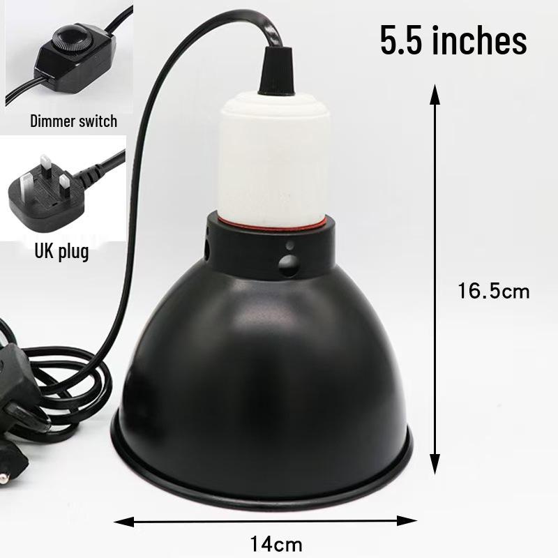 Turtle Basking Reptile Lamp: Adjustable Heat-Resistant Sun Lamp Cover with Focused Light and Heat Control