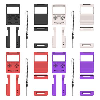 Étui de Protection en Silicone Résistant aux Chocs Housse Souple Type Peau Manchon Protecteur avec Dragonne pour Console de Jeu Portable Trimui Brick
