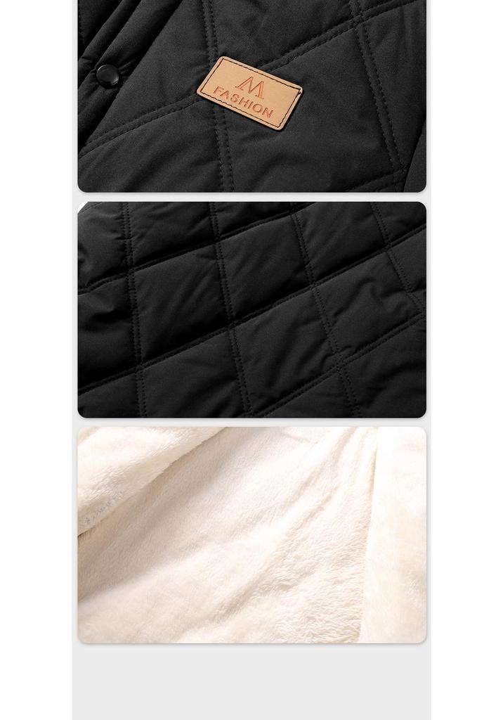 Warmer Kinder Winter Baumwoll Stepp Schulmantel mit Samtfutter für Jungen und Mädchen