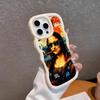Graffiti Art Welle Rand TPU Handyhülle für iPhone 17 16 15 14 13 12 11 Air Pro Max Plus Bunte Hülle