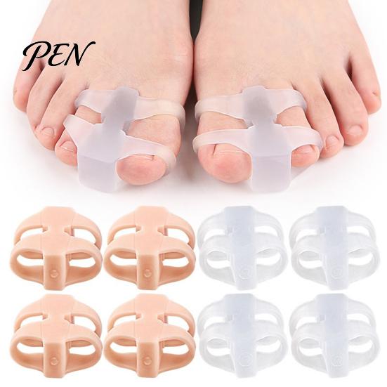 Silicone Bunion Corrector for Men Women 1 Pair Toe Separators Women, Soft SEBS Spacers Overlapping Toes Elastic Splint Walking Comfort And Hallux