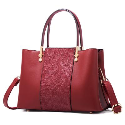 Mother'S Day Send Mom Wedding Bag Atmospheric Mother-In-Law Medium And Large Capacity Red Handbag