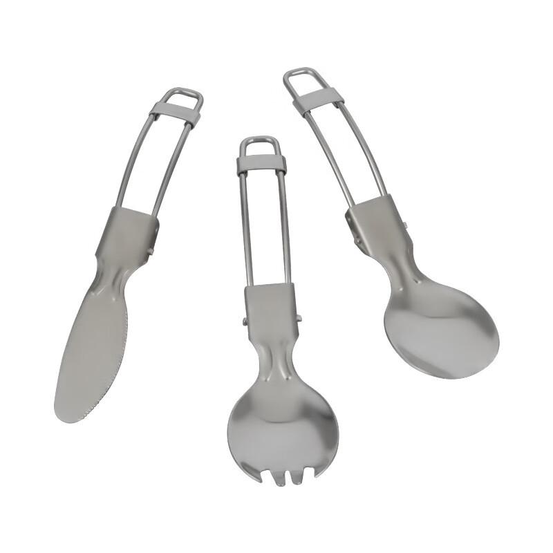 OEING 304 Stainless Steel Foldable Camping Spoons