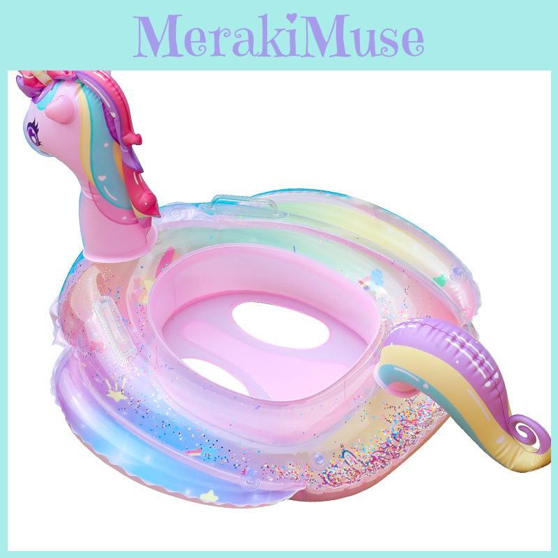 Rainbow Unicorn Swimming Ring Children Inflatable Armpit Swimming Ring Pvc Cartoon Pattern
