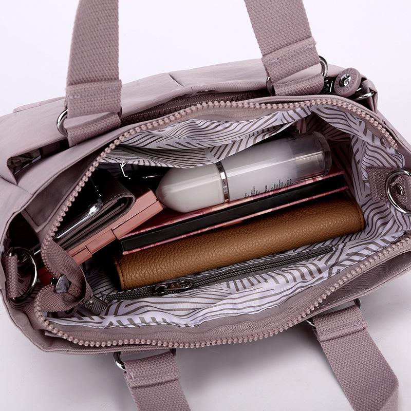 Autumn Tote Bag Printed Women's Shoulder Messenger Bag Anti-splashing Multi-layer Large-capacity Handbag