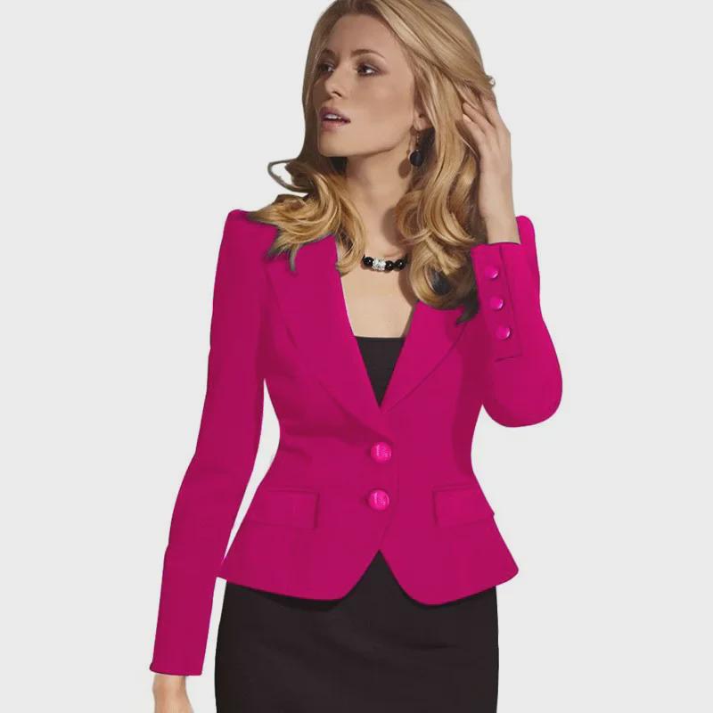 European and American Slim Fit Women's Small Suit Jacket - Popular Styles