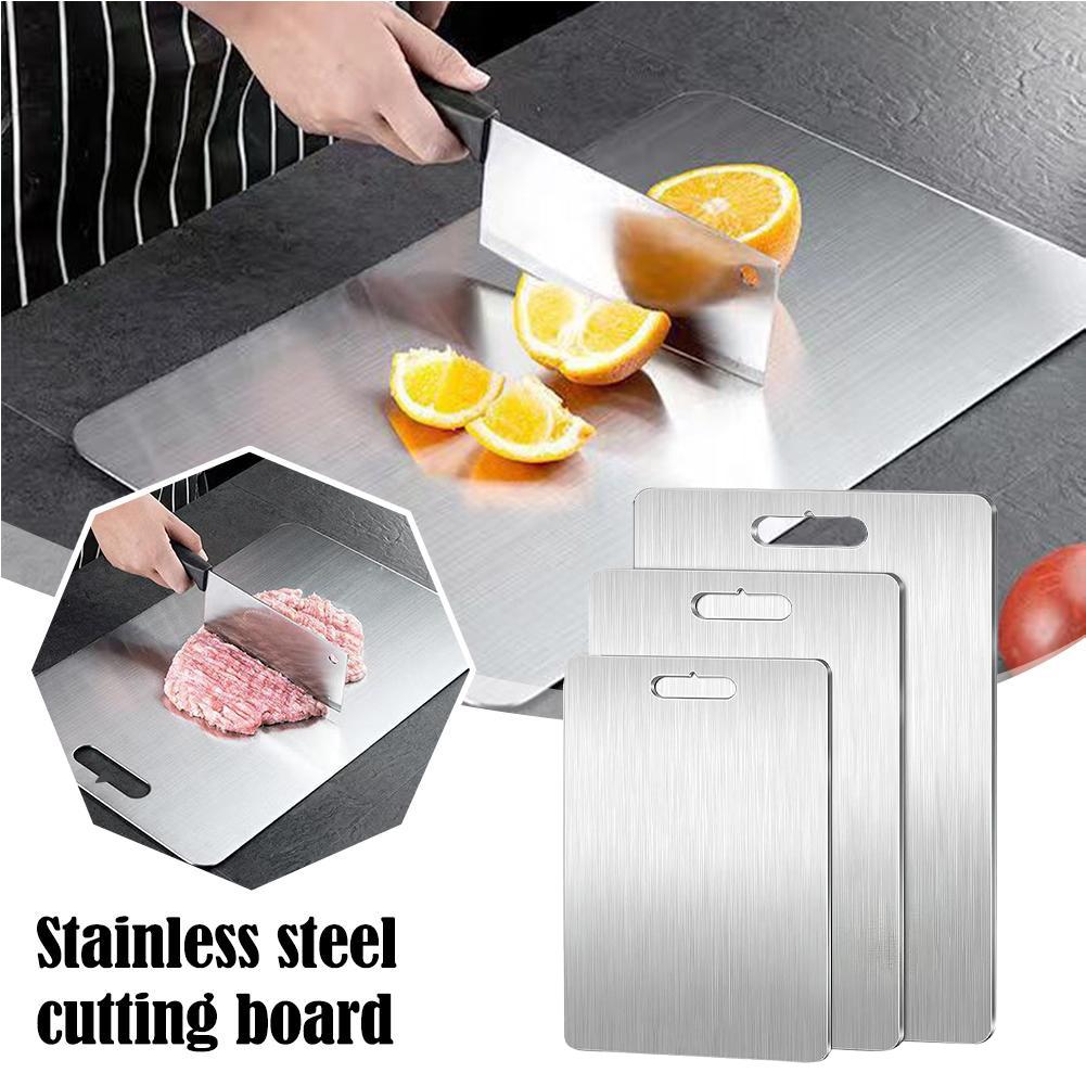 Titanium Cutting Boards for Kitchen Double-Sided Chopping Board Food Grade Cutting Mat Serving Tray Fruit Meat Chopping Board