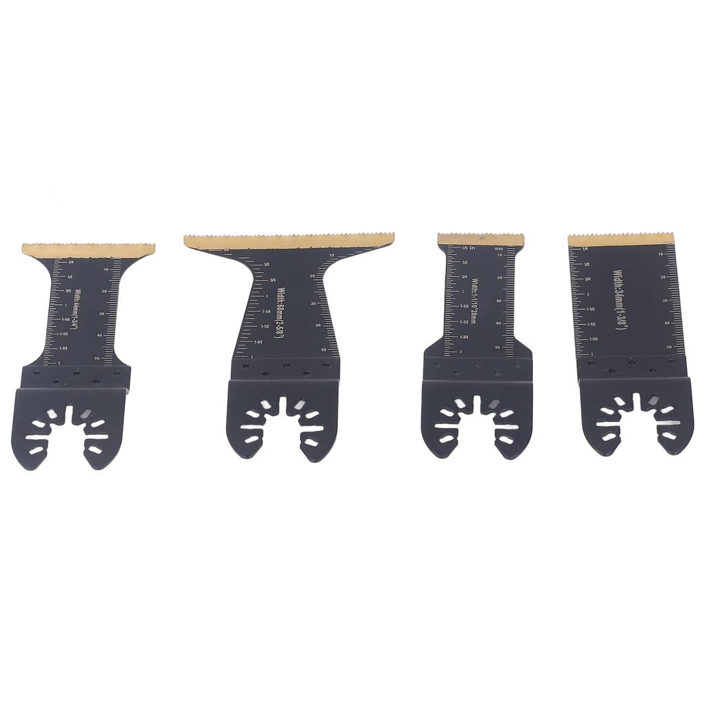 6 ks Oscilačních pilových listů Univerzální Rychloupínací Sada Nástrojového Příslušenství na Dřevo Kov Plast