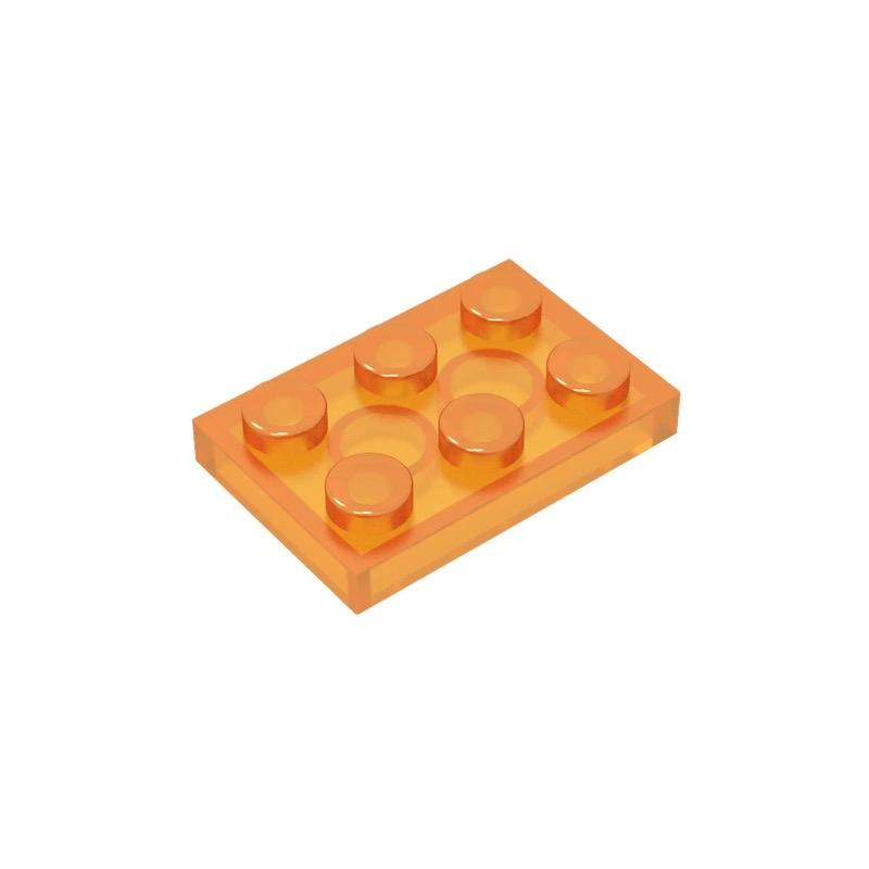 50PCS PLATE 2x3 DOTS Compatible with 3021 MOC Colors Galore Self-Locking Bricks Building Blocks Toys Accessories