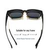 Myopia Clip-On Polarized Sunglasses for Driving - UV Protection & Night Vision