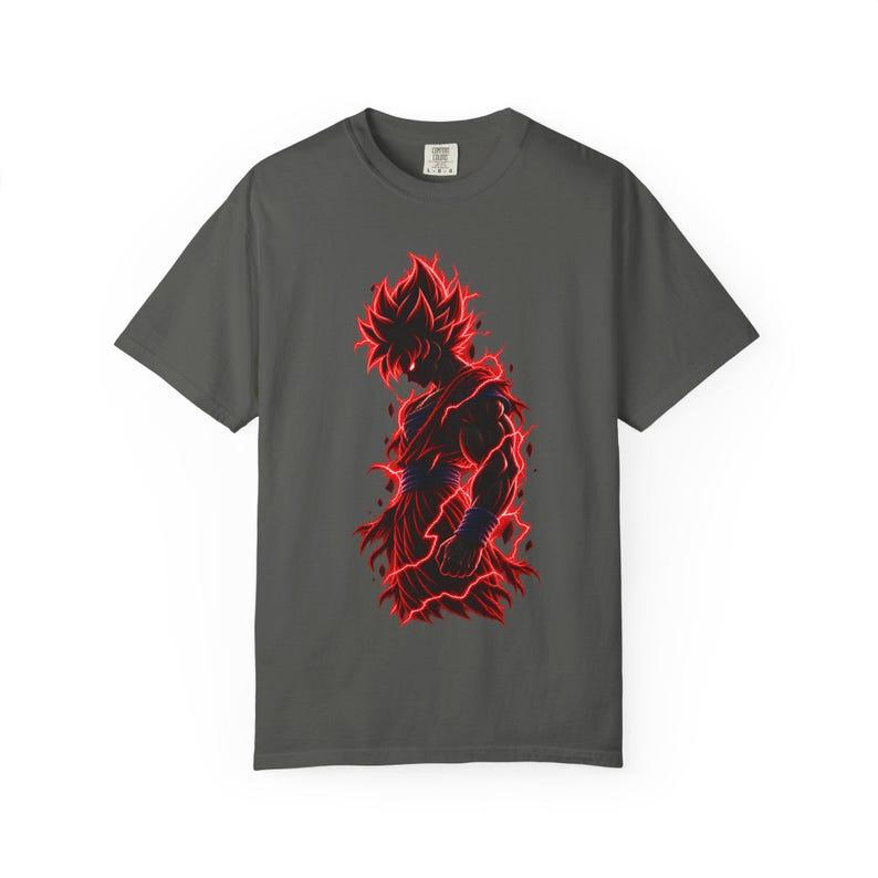 Dragon Ball Super Saiyan Goku T-shirt Graphic Manga Cotton Oversized Streetwear Y2k Harajuku Casual Loose High Quality Female Male Clothing