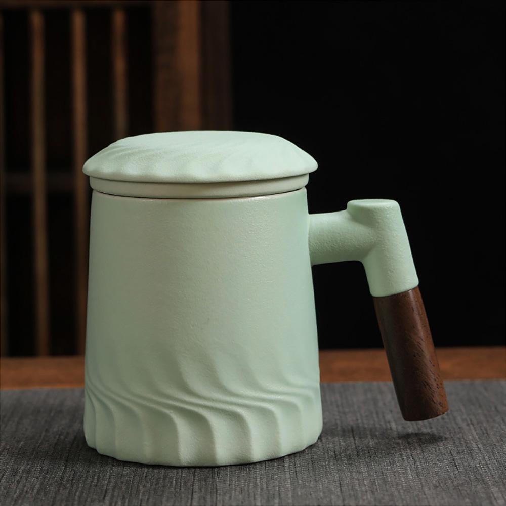 

Красивая большая кружка для чая с фильтром, меняющая цвет кружка, симпатичные кружки, кофейные чашки, набор рождественских кружек с термостойкой оригинальной керамической крышкой