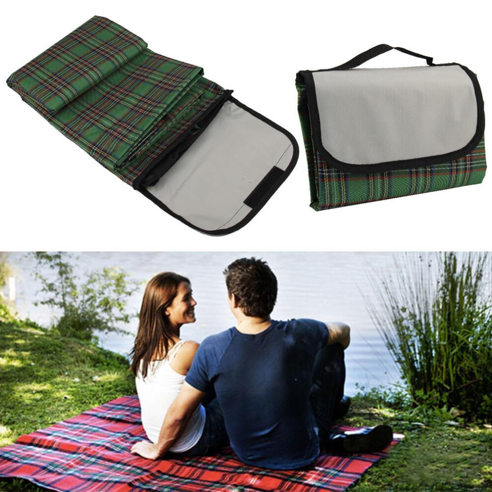 (Green) XL Waterproof Picnic Blanket