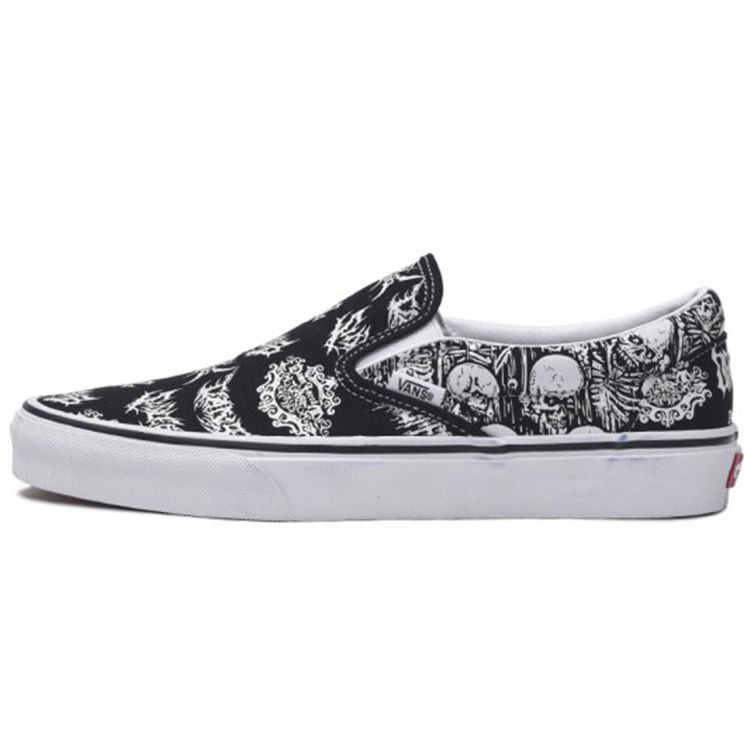 

Кроссовки унисекс без шнуровки Vans Forgotten Bones Black True-White VN0A4BV3V8V