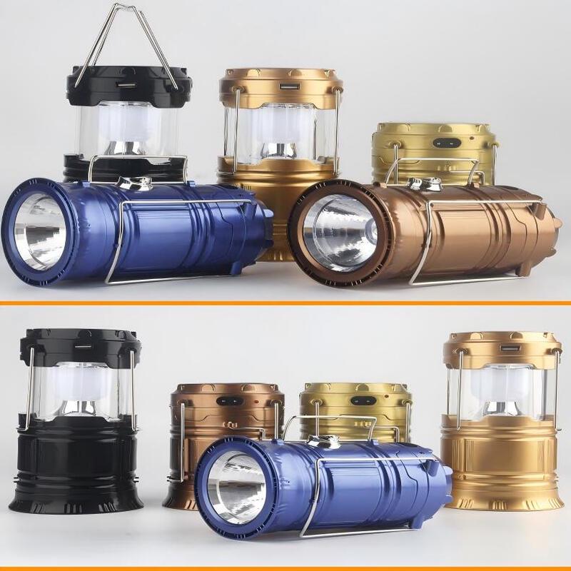 MengPao Portable Rechargeable LED Camping Lantern 2-Pack