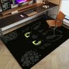 Night Fury'S Eyes Carpet For Playroom Bedroom Living Room Sofa Home Decorkids Game Area Rug Nonslip Floor Mat