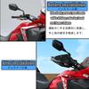 HUANGCJCJ Motorcycle Modified Windshield Handguard Protective Cover for and NX500 Smoke Gray Color NX400, NX500, NX400, (2024-2025) - (Used)