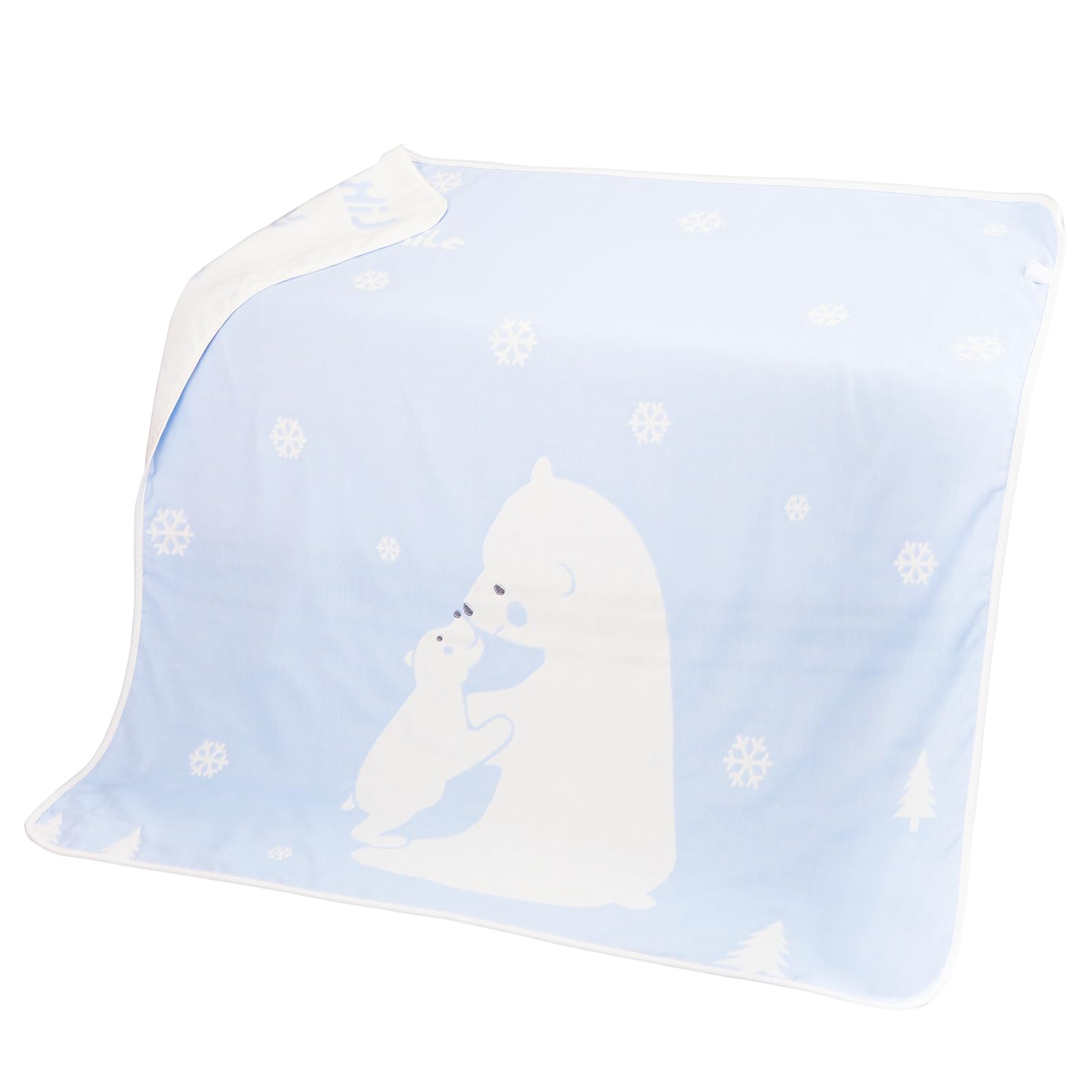 

Baby Gauze Perfect for Naps and Soft and Baby Bear [MOMSMENU] Swaddle, 6-Layer Blanket, Daycare, 100% Cotton, Adorable, 110x110cm, Gift,
