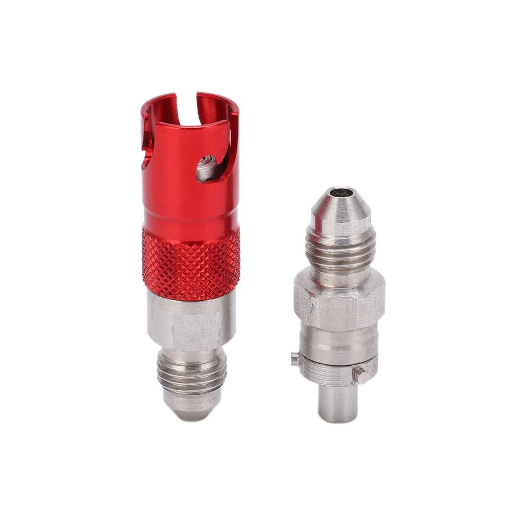 Motorcycle Brake Line Fluid Quick Release Fitting Adapter Stainless Steel UniversalRed
