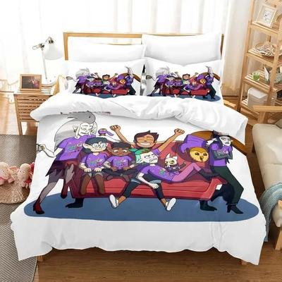 Neues Bad Girl Coven Bettwäscheset Einzelbett Twin Full Queen King Size Bettset Erwachsene Kinder Schlafzimmer Bettbezug-Sets Anime Bettlakenset