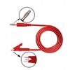 Test Leads For Multimeter/Laboratory Power Supply - Crocodile Clips 1500V 15A 100Cm (2 Pcs - Black And Red)
