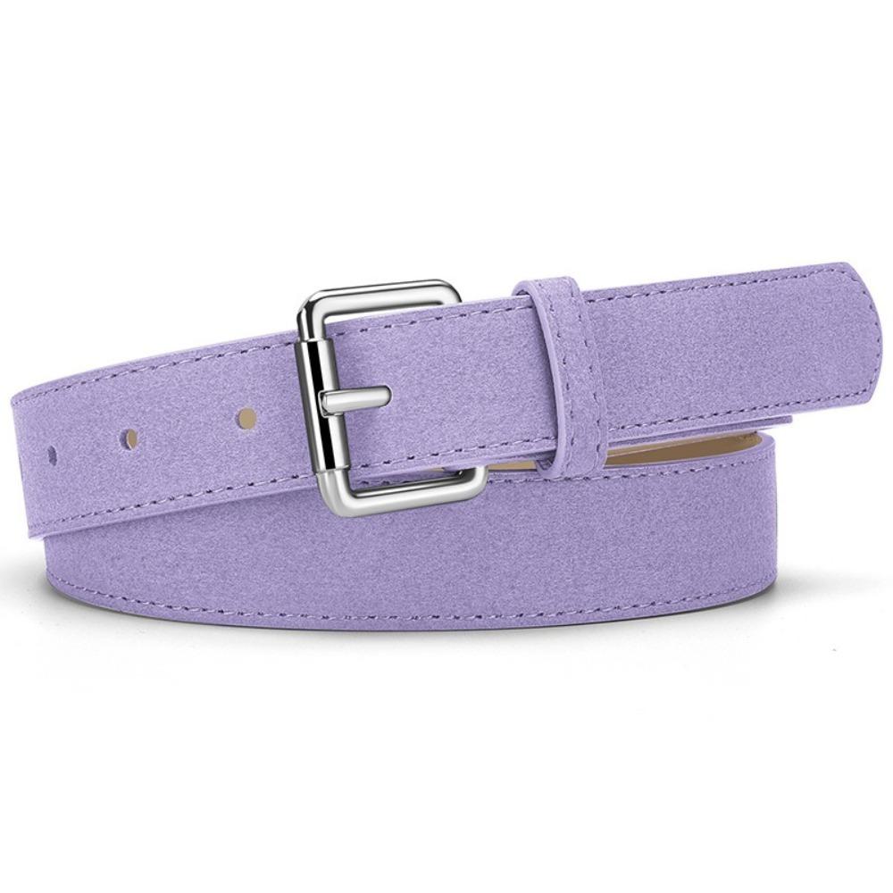 Versatile Suede Leather Belt Casual Trouser Dress Belts New Waist Strap  Women