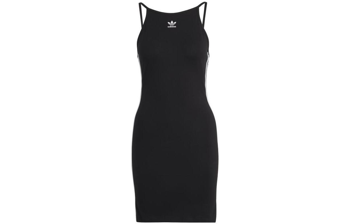 Adidas Originals logo-embroidered sleeveless dress IB7401 L
