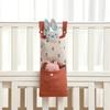 Newborn Muslin Bed Hanging Storage Bags Multi-Functional Crib Stroller Organizer Diapers Portable Bedside Hanging Bag