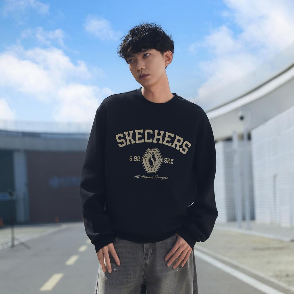 Skechers Sweatshirts Unisex Crew Neck Moderate L225U178